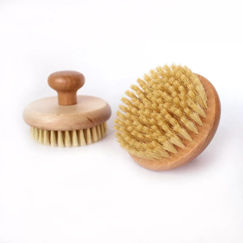 Organic Sisal Dry Body Brush - Eco friendly Natural Zero Waste Round Body Brush - Plastic Free Sustainable Exfoliate - Image 3