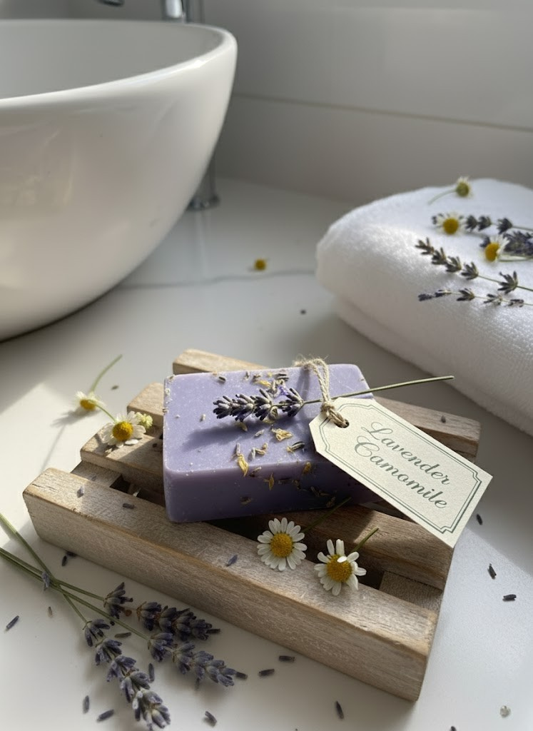 Lavender + Chamomile Soap Bar | Calm & Soothe - Image 7